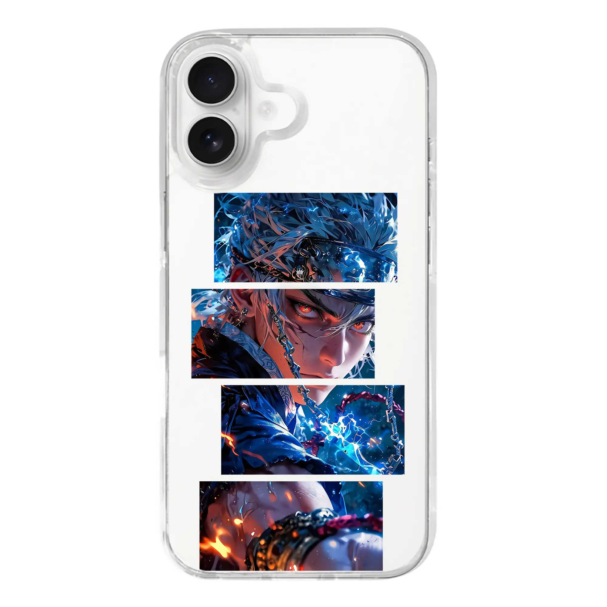 鬼滅の刃 グッズ,宇髄 天元 - iPhone 17シリーズ 透明スマホケース – 薄型・耐衝撃・精密フィット保護カバー